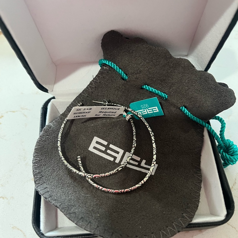EFFY 925 Hoop earrings